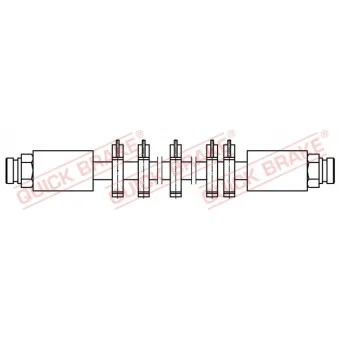 Flexible de frein QUICK BRAKE 22.908