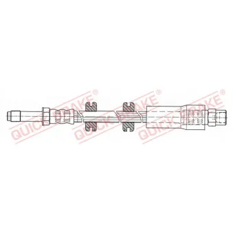Flexible de frein QUICK BRAKE 32.406