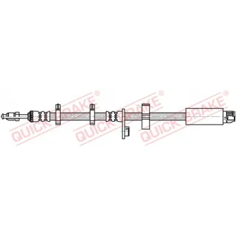 Flexible de frein QUICK BRAKE 32.830