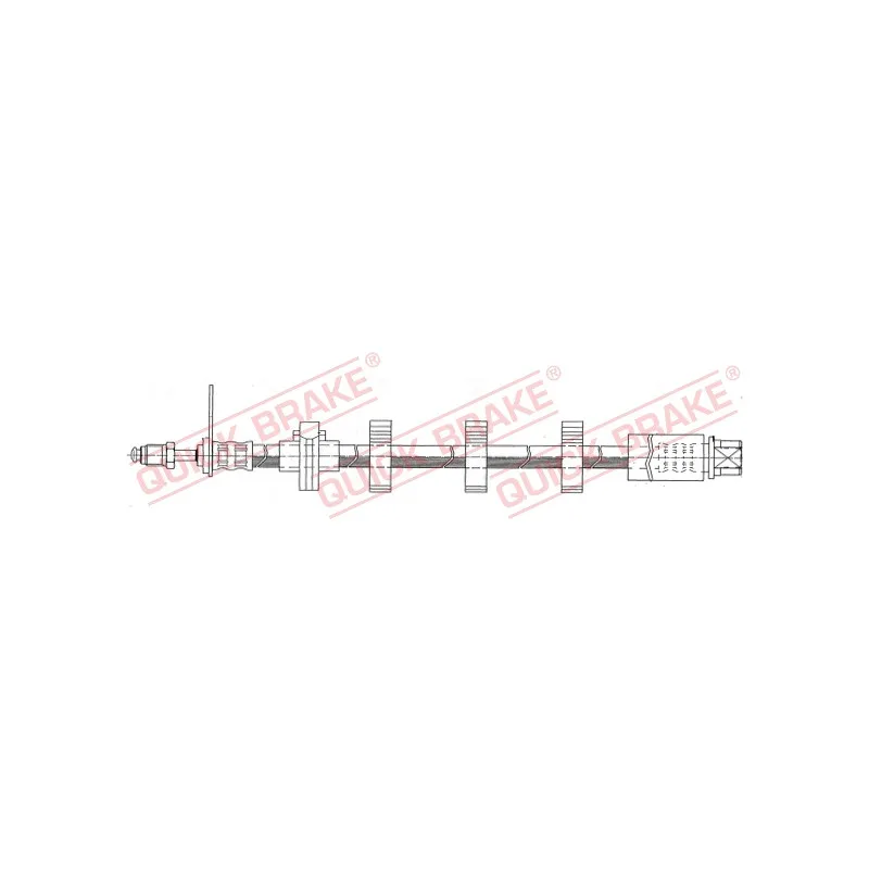 Flexible de frein QUICK BRAKE 32.984