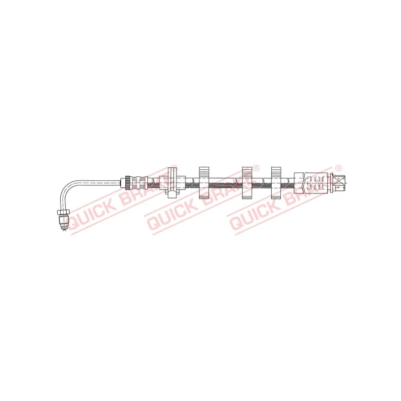 Flexible de frein QUICK BRAKE 37.908
