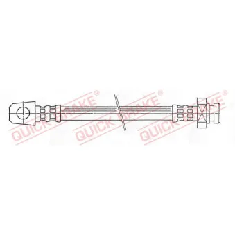 Flexible de frein QUICK BRAKE 50.021