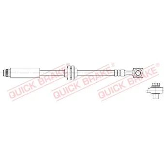 Flexible de frein QUICK BRAKE 50.201X