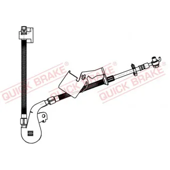 Flexible de frein QUICK BRAKE 50.703X