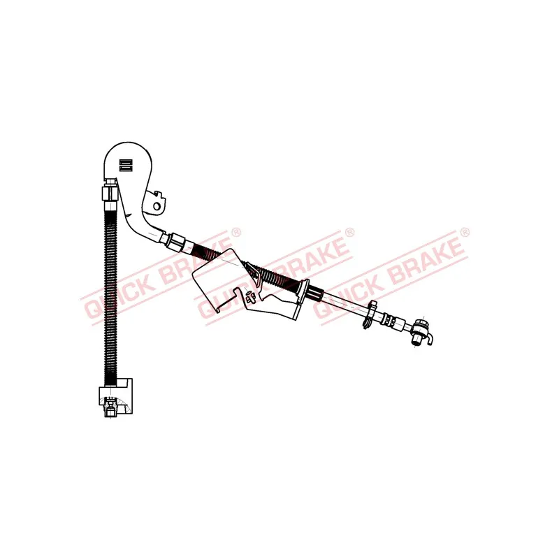 Flexible de frein QUICK BRAKE 50.704X