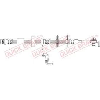 Flexible de frein QUICK BRAKE 50.726X