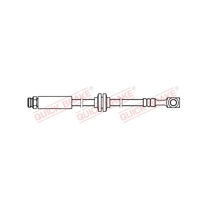 Flexible de frein QUICK BRAKE 50.756X