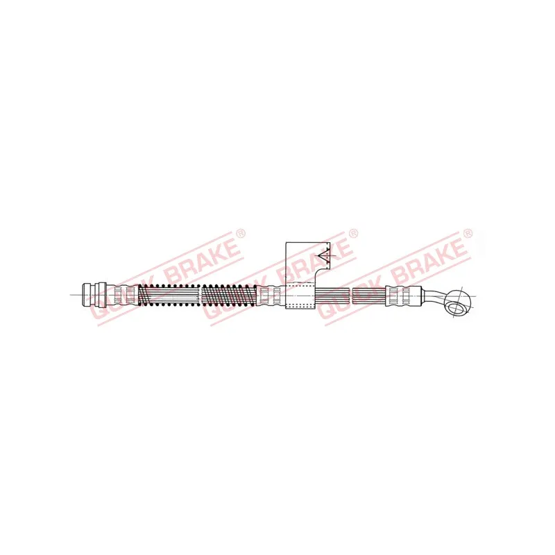 Flexible de frein QUICK BRAKE 50.817