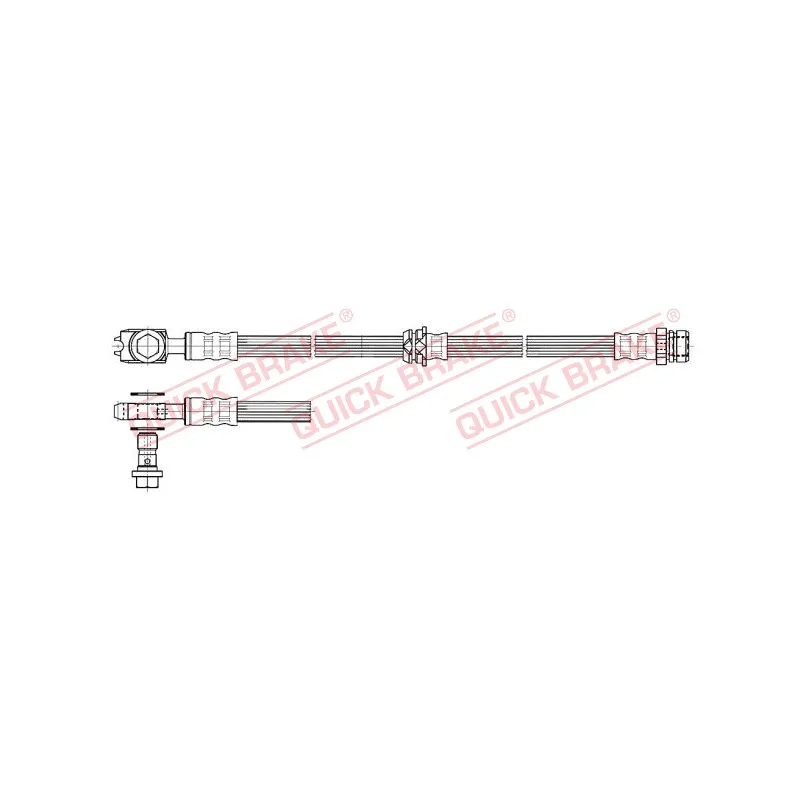 Flexible de frein QUICK BRAKE 50.832X