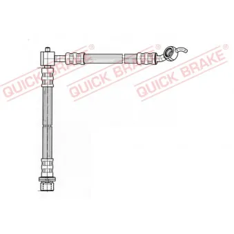 Flexible de frein QUICK BRAKE 50.833