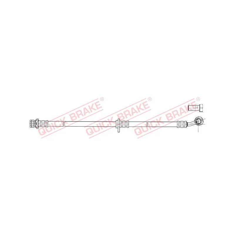 Flexible de frein QUICK BRAKE 50.836X
