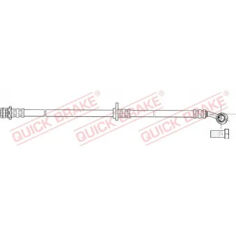 Flexible de frein QUICK BRAKE 50.837X