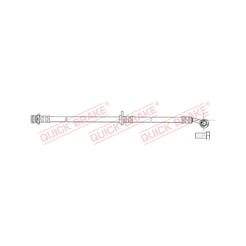 Flexible de frein QUICK BRAKE 50.837X
