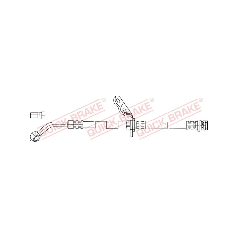Flexible de frein QUICK BRAKE 50.842X