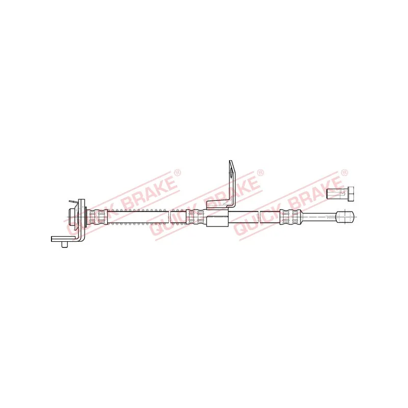 Flexible de frein QUICK BRAKE 50.857X