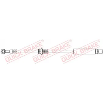 Flexible de frein QUICK BRAKE 50.864
