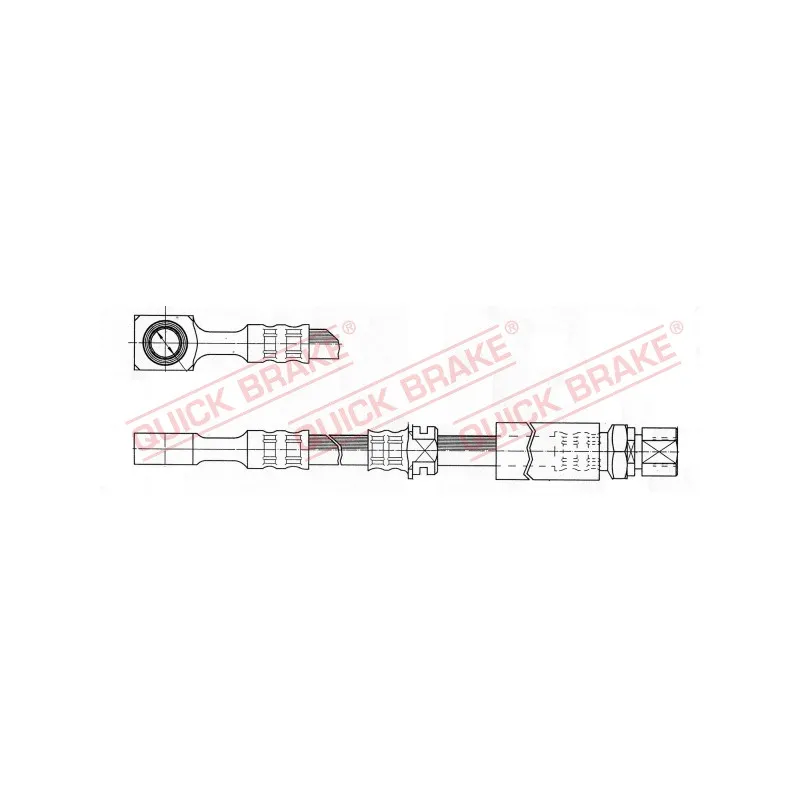 Flexible de frein QUICK BRAKE 50.976