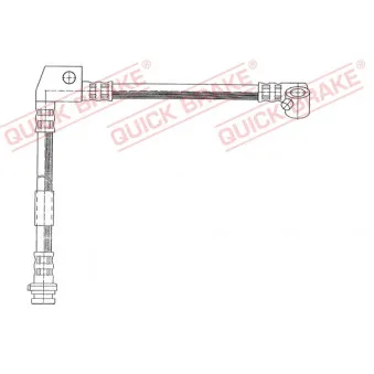 Flexible de frein QUICK BRAKE 50.988