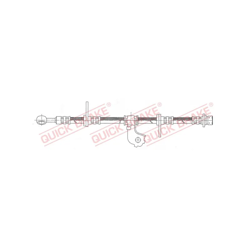 Flexible de frein QUICK BRAKE 50.998