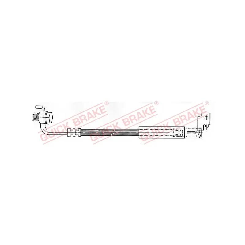 Flexible de frein QUICK BRAKE 51.302X