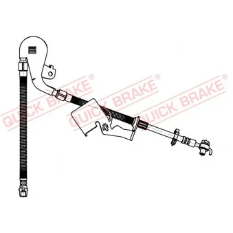 Flexible de frein QUICK BRAKE 58.804X