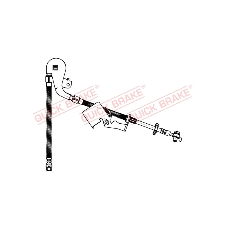 Flexible de frein QUICK BRAKE 58.804X