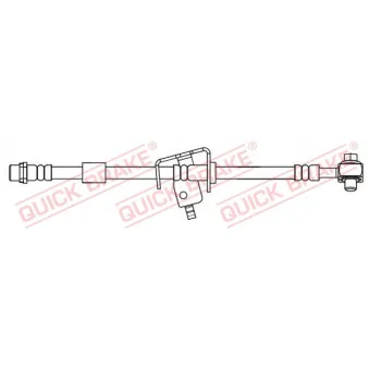 Flexible de frein QUICK BRAKE 58.856X