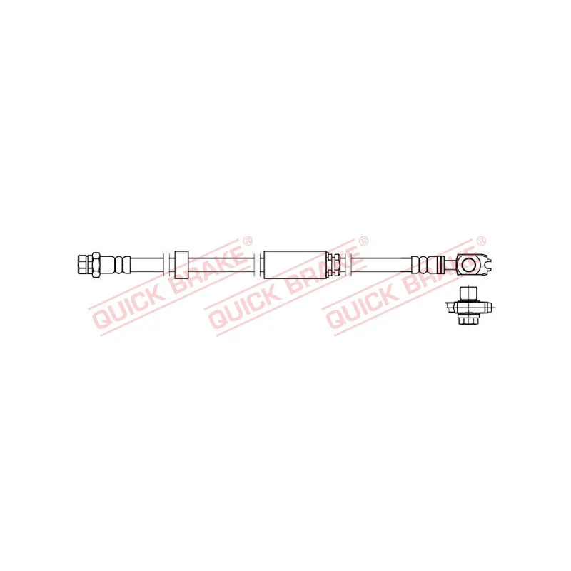 Flexible de frein QUICK BRAKE 58.871X
