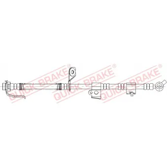 Flexible de frein QUICK BRAKE 58.874