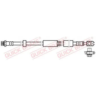 Flexible de frein QUICK BRAKE 58.892X
