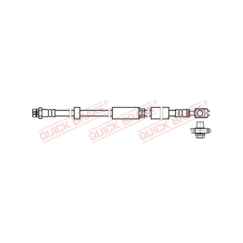 Flexible de frein QUICK BRAKE 58.892X