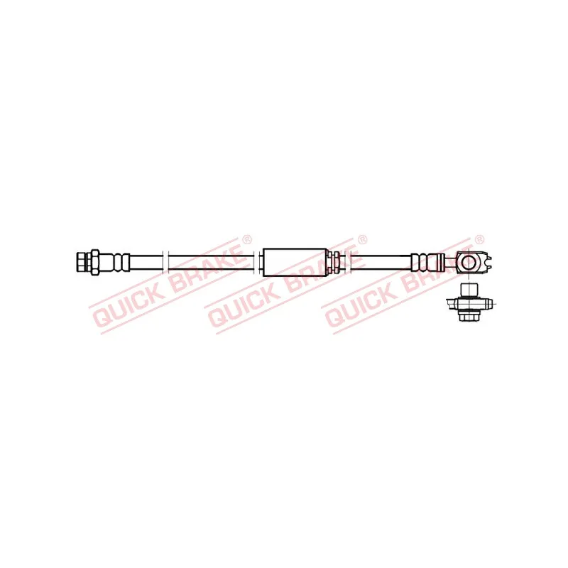Flexible de frein QUICK BRAKE 58.893X