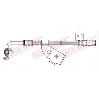 Flexible de frein QUICK BRAKE 58.916