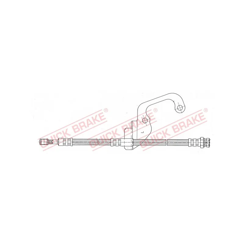 Flexible de frein QUICK BRAKE 59.922