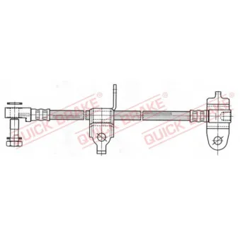 Flexible de frein QUICK BRAKE 59.976X