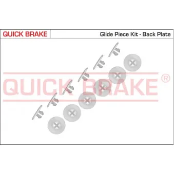 Kit d'accessoires, mâchoire de frein QUICK BRAKE 6858K