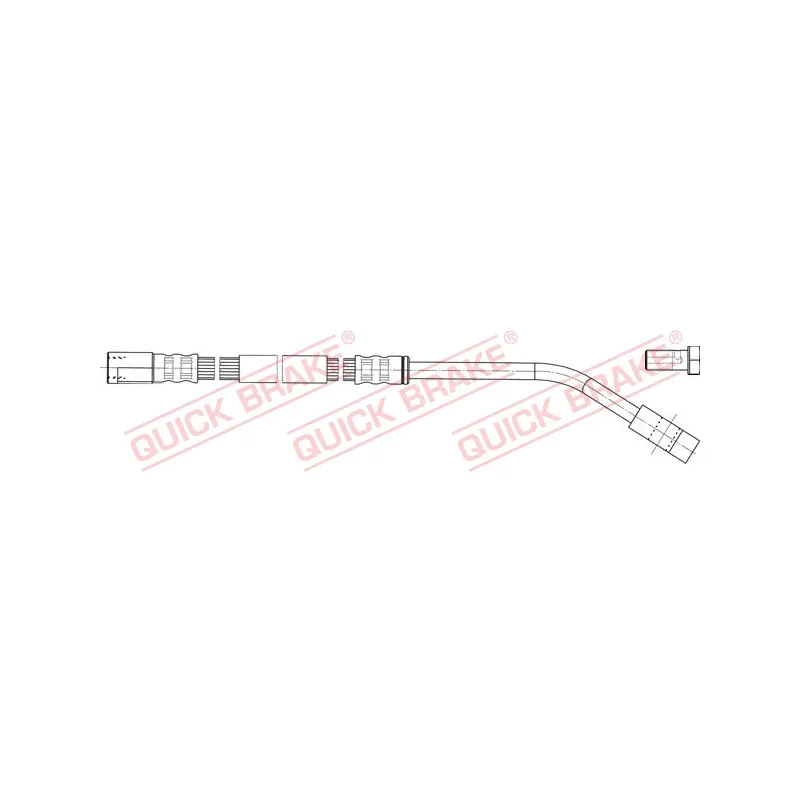 Flexible de frein QUICK BRAKE 80.301X
