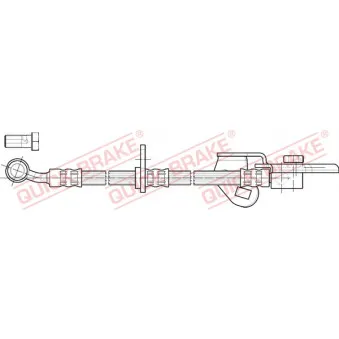 Flexible de frein QUICK BRAKE 80.902X