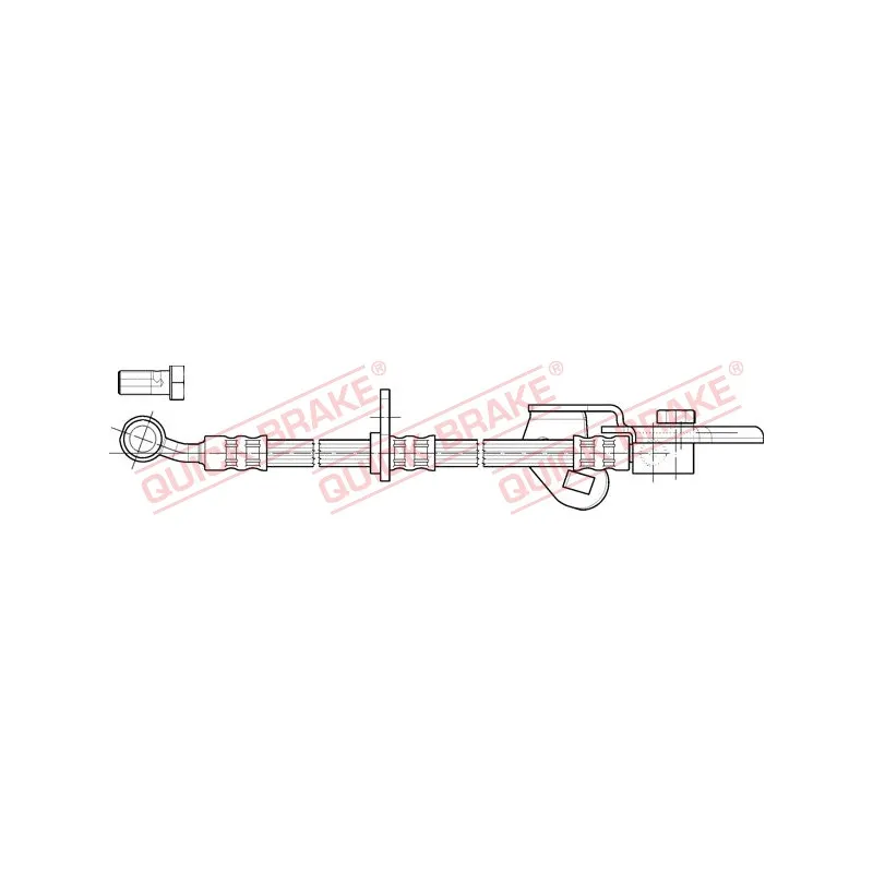 Flexible de frein QUICK BRAKE 80.902X
