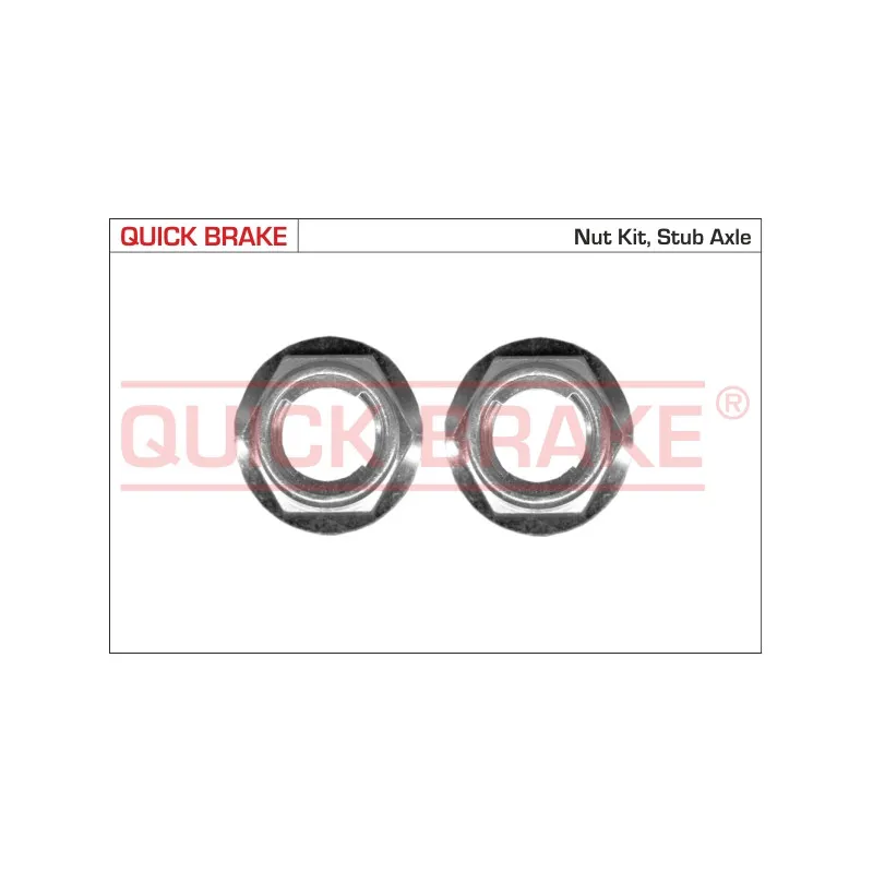 Écrou, bout d'essieu QUICK BRAKE 9806K