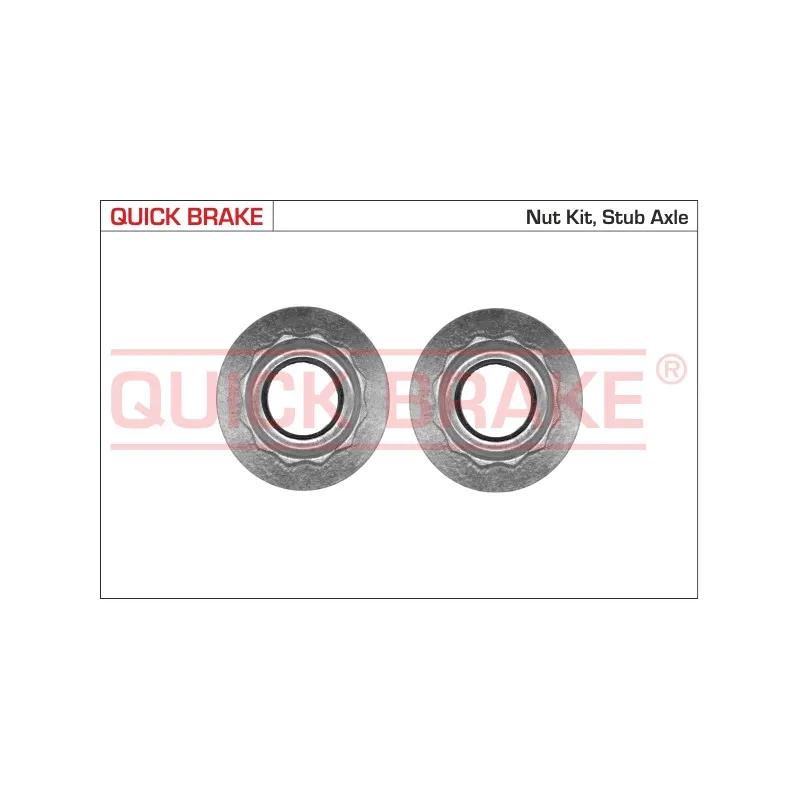 Écrou, bout d'essieu QUICK BRAKE 9810K