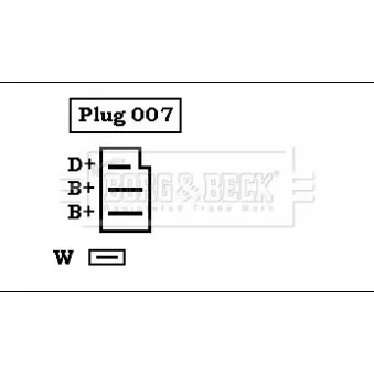 Alternateur BORG & BECK BBA2222