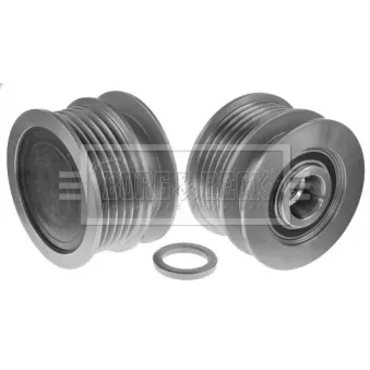 Poulie roue libre, alternateur BORG & BECK BBA5014