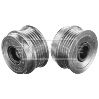 Poulie roue libre, alternateur BORG & BECK BBA5022