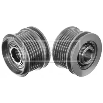 Poulie roue libre, alternateur BORG & BECK BBA5023