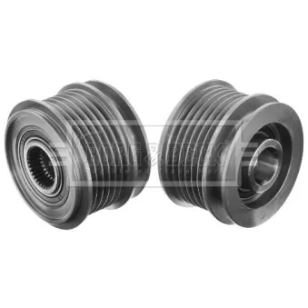 Poulie roue libre, alternateur BORG & BECK BBA5026