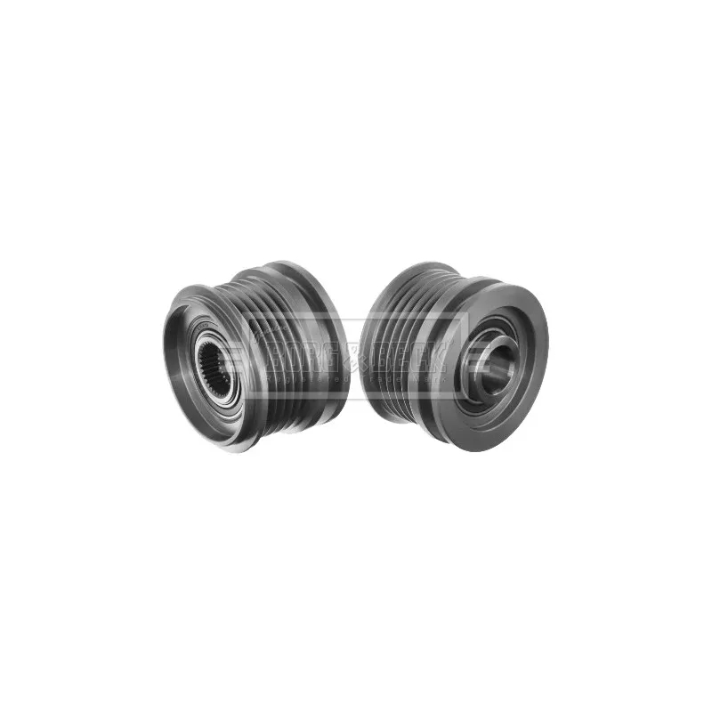 Poulie roue libre, alternateur BORG & BECK BBA5028