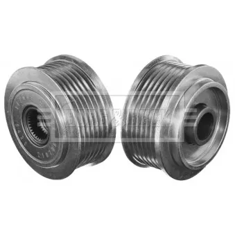 Poulie roue libre, alternateur BORG & BECK BBA5043