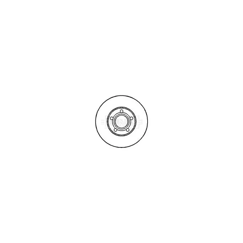 Jeu de 2 disques de frein avant BORG & BECK BBD4220