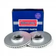 Jeu de 2 disques de frein avant BORG & BECK BBD4221 - Visuel 2